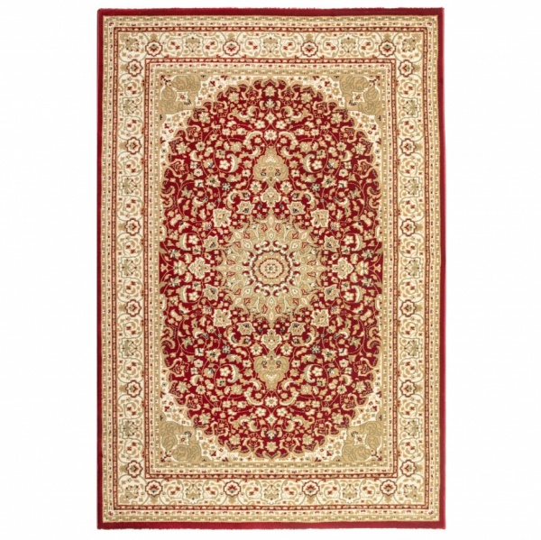 Teppich Schlafzimmer Klassisch Rot, Lufer Teppich Flur Klassisch 80x150 cm Rot