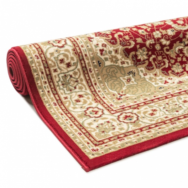 Teppich Schlafzimmer Klassisch Rot, Lufer Teppich Flur Klassisch 80x150 cm Rot