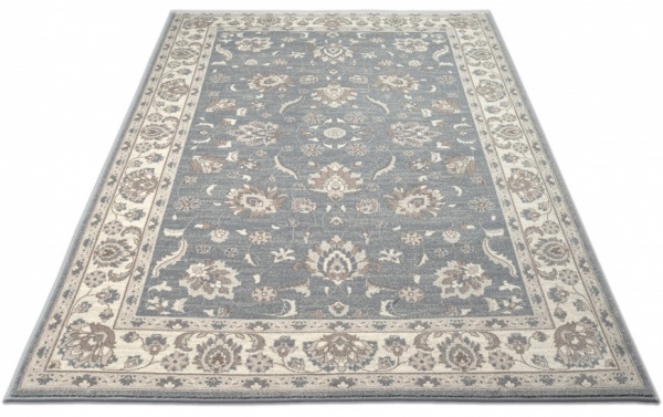 Orientalischer Teppich Grau Reine Wolle fr Wohnzimmer I Vintage  Teppich160x230cm