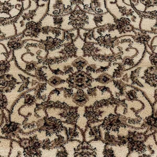 Teppich Wohnzimmer Klassisch Creme l Teppich Lufer Orientalish Creme